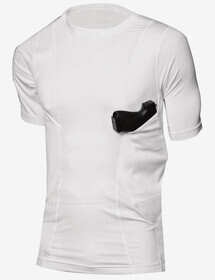 Tru-Spec concealed carry shirt in white from front